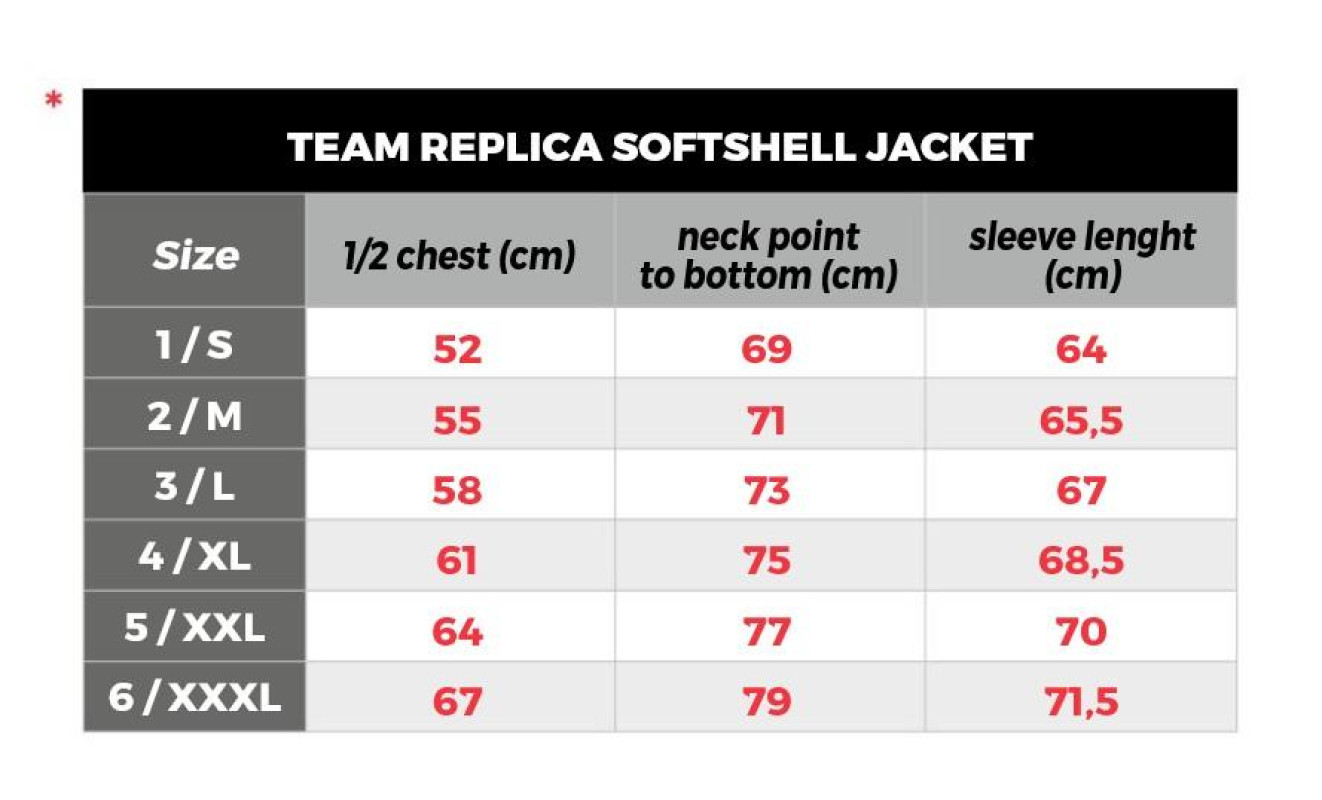 TEAM REPLICA SOFTSHELL