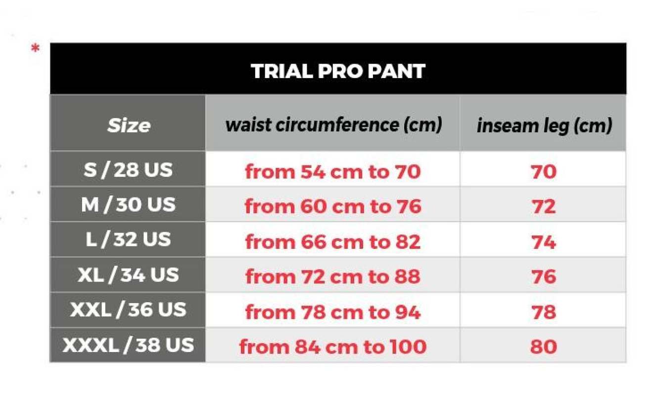TRIAL PANTS PRO