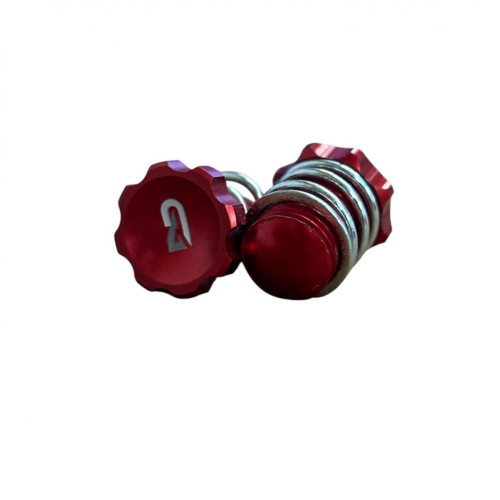 GECO LEVERS REGULATION BOLTS FOR AJP PUMP-BRAKTEC RED