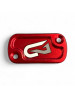 GECO ENDURO BRAKE RESERVOIR COVER - NISSIN - RED