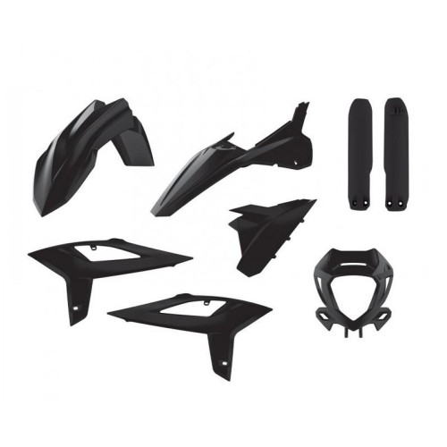 BOX KIT INC FORK GUARDS BETA 250-480 20-22 BLACK