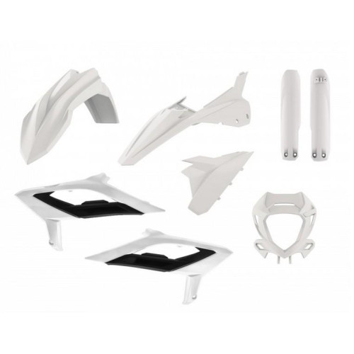 BOX KIT INC FORK GUARDS BETA 125-480RR 2T+4T 23-24 WHITE