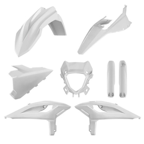  BOX KIT INC FORK GUARDS BETA 125-480RR/X-PRO 25-26 WHITE