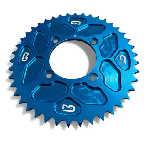 GECO REAR SPROCKET TRIAL 42 TEETH BLUE GECO REAR SPROCKET TRIAL 42 TEETH BLUE