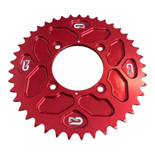 GECO REAR SPROCKET TRIAL 41 TEETH RED