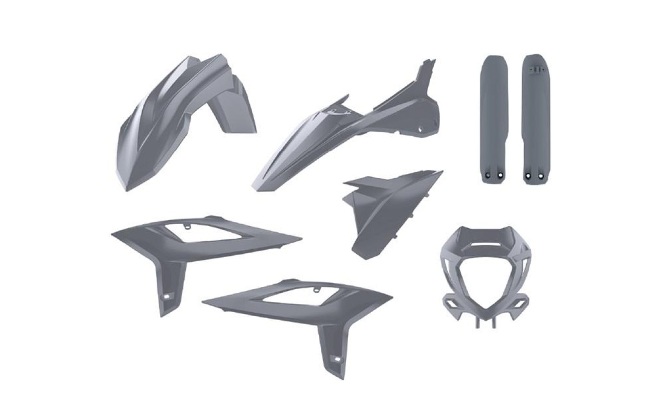 BOX KIT INC FORK GUARDS BETA 250-480 20-22 BLACK
