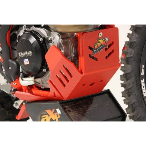 AXP XTREM HDPE SKID PLATE RED 350-480RR 20-24